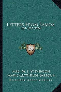 portada letters from samoa: 1891-1895 (1906) (en Inglés)