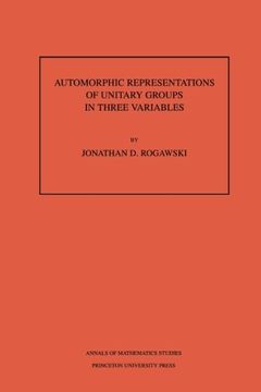 portada Automorphic Representation of Unitary Groups in Three Variables. (Am-123) (en Inglés)