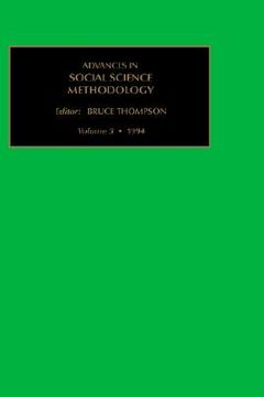 portada advances in social science methodology: vol 3