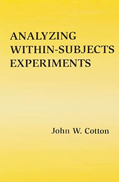 portada Analyzing Within-Subjects Experiments (en Inglés)