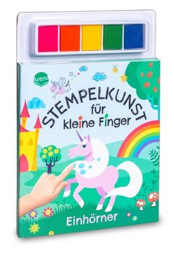 portada Stempelkunst für Kleine Finger. Einhörner (en Alemán)