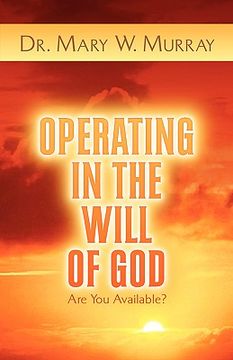 portada operating in the will of god (en Inglés)