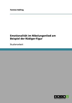 portada Emotionalität im Nibelungenlied am Beispiel der Rüdiger-Figur (German Edition)
