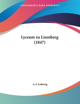portada Lyceum zu Lisenberg (1847) (en Latin)