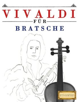 portada Vivaldi für Bratsche: 10 Leichte Stücke für Bratsche Anfänger Buch