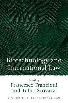 portada biotechnology and international law (in English)