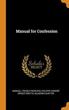 portada Manual for Confession 