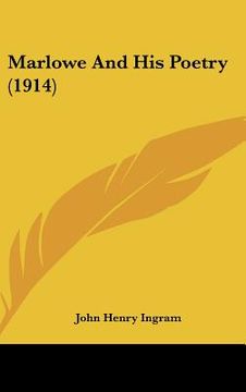 portada marlowe and his poetry (1914) (en Inglés)