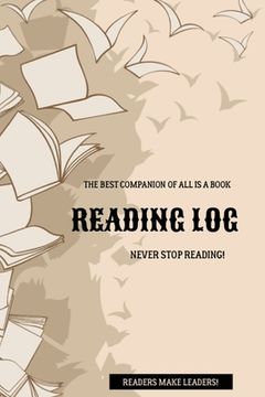 portada Reading Log: Record, Review, & Track Books & Pages Read, Book Lovers Gift, Journal (en Inglés)