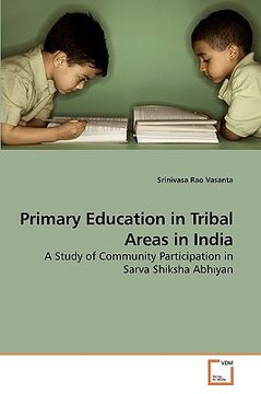 portada primary education in tribal areas in india (en Inglés)