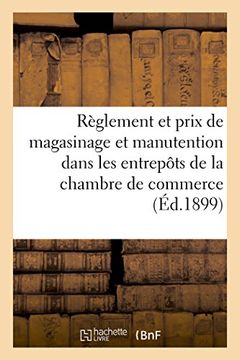 portada Règlement et tarif des prix de magasinage et de manutention (French Edition)