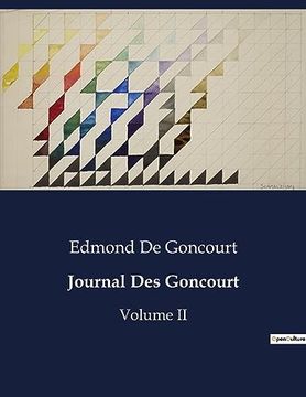 portada Journal Des Goncourt: Volume II (en Francés)