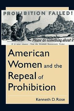 portada american women and the repeal of prohibition (in English)