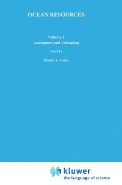 portada ocean resources: volume i: assessment and utilisation (en Inglés)