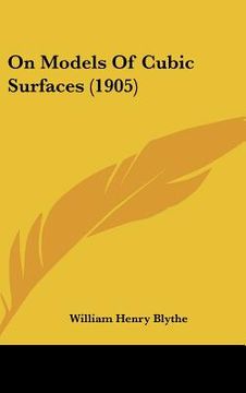 portada on models of cubic surfaces (1905) (in English)