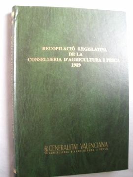 portada Recopilació Legislativa de la Conselleria d Agricultura i Pesca 1989