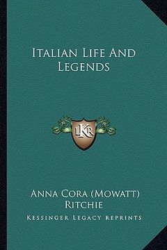 portada italian life and legends (in English)