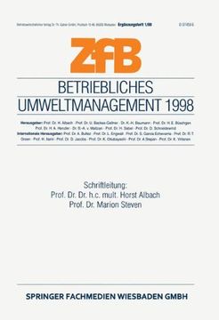 portada Betriebliches Umweltmanagement 1998 (ZfB Special Issue) (German Edition)
