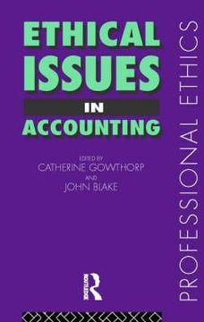 portada ethical issues in accounting (en Inglés)