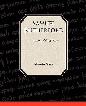 portada samuel rutherford (in English)
