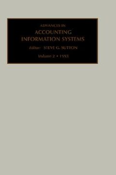 portada advances in accounting information systems, 1993 (en Inglés)