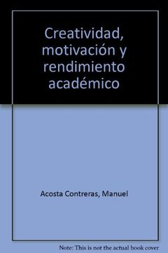 portada Creatividad, Motivación y Rendimiento Académico (in Spanish)