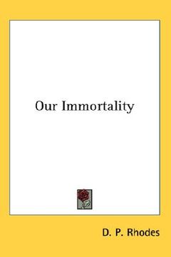 portada our immortality (en Inglés)
