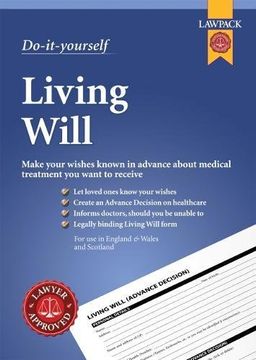 portada Do-It-Yourself Living Will: Make Your Wishes Known in Advance About Medical Treatment you Want to Receive (en Inglés)