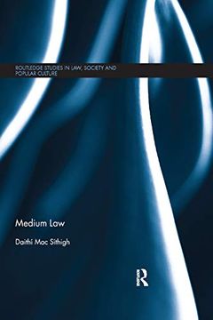 portada Medium law (Routledge Studies in Law, Society and Popular Culture) (en Inglés)