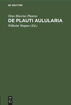 portada De Plauti Aulularia (in Latin)