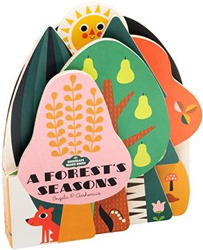 portada Bookscape Board Books: A Forest's Seasons: (Colorful ChildrenS Shaped Board Book, Forest Landscape Toddler Book) (in English)