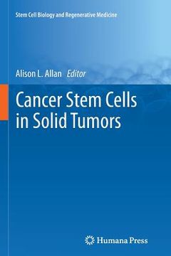 portada Cancer Stem Cells in Solid Tumors