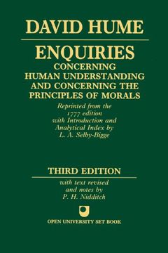portada Enquiries Concerning Human Understanding and Concerning the Principles of Morals (en Inglés)