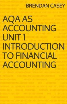portada AQA AS Accounting Unit 1 Introduction to Financial Accounting (in English)