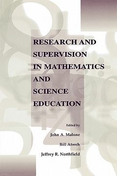 portada research and supervision in mathematics and science education (en Inglés)