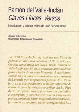 portada Ramón del Valle-Inclán: Claves Líricas. Versos (in Spanish)