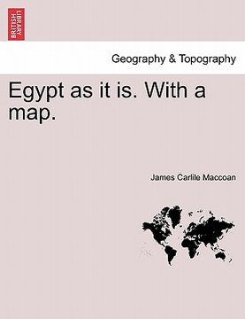 portada egypt as it is. with a map. (en Inglés)