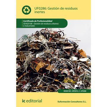 portada Gestión de Residuos Inertes. Seag0108 - Gestión de Residuos Urbanos e Industriales
