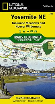portada Yosemite Ne, Tuolumne Meadows & Hoover Wilderness: Trails Illustrated National Parks (National Geographic Trails Illustrated Map) (en Inglés)