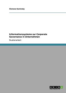 portada Informationssysteme zur Corporate Governance in Unternehmen (German Edition)