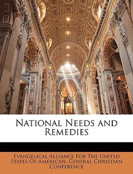 portada national needs and remedies (en Inglés)