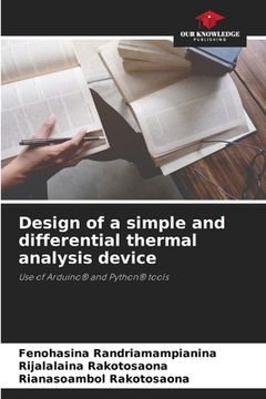 portada Design of a simple and differential thermal analysis device (en Inglés)