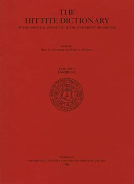 portada Hittite Dictionary of the Oriental Institute of the University of Chicago Volume L-N, Fascicle 2 (-Ma to Miyahuwant-) (N. 2) (en Inglés)