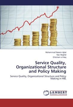 portada Service Quality, Organizational Structure and Policy Making