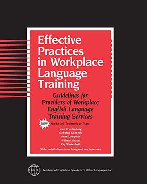 portada Effective Practices in Workplace Language Training: Guidelines for Providers of Workplace English Language Training Services 