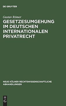 portada Gesetzesumgehung im Deutschen Internationalen Privatrecht (en Alemán)