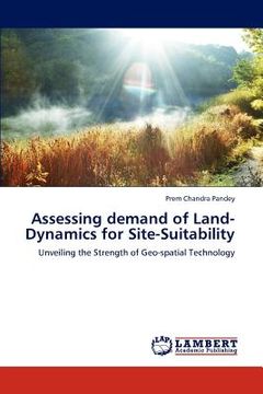 portada assessing demand of land-dynamics for site-suitability (en Inglés)