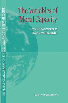 portada the variables of moral capacity (en Inglés)