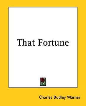 portada that fortune (en Inglés)