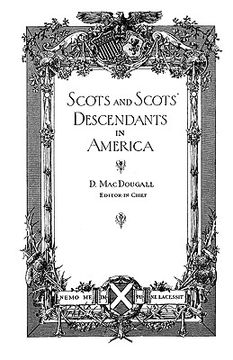 portada scots and scots' descendants in america (en Inglés)